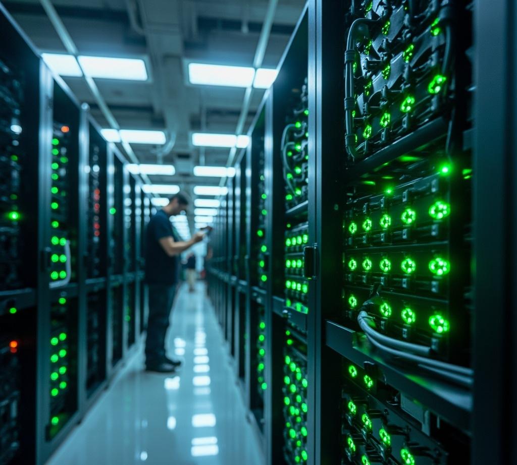 HPE AI data center interior